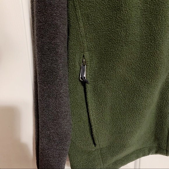 Columbia Steens Mountain Fleece Jacket, Small, Green/Grey - Picture 7 of 9